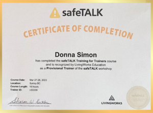 Safe Talk - Donnas Solutions